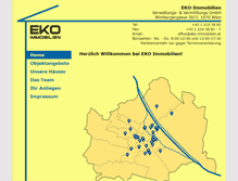 Tablet Screenshot of eko-immobilien.at